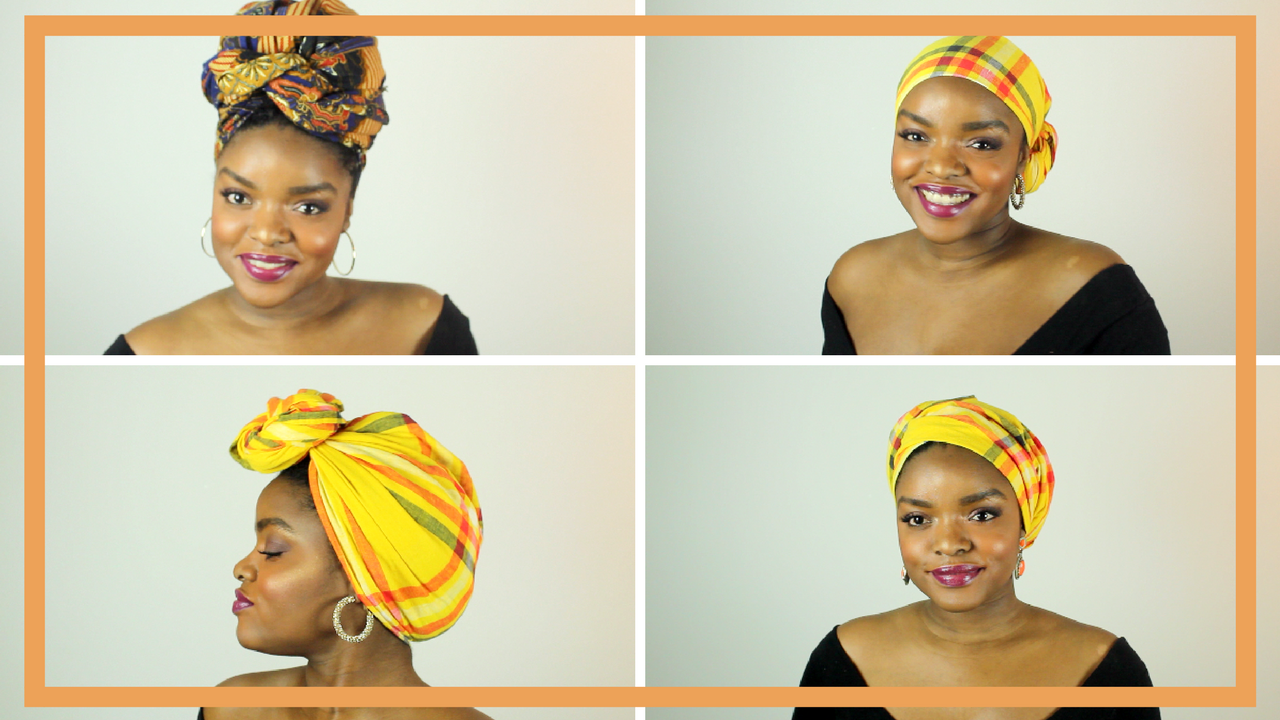 4x een snelle headwrap